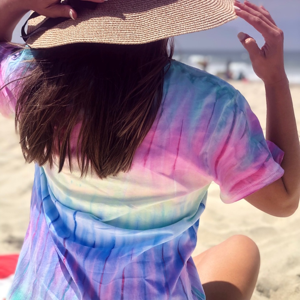 Tie dye stripe shirt - Picture 2 of 2